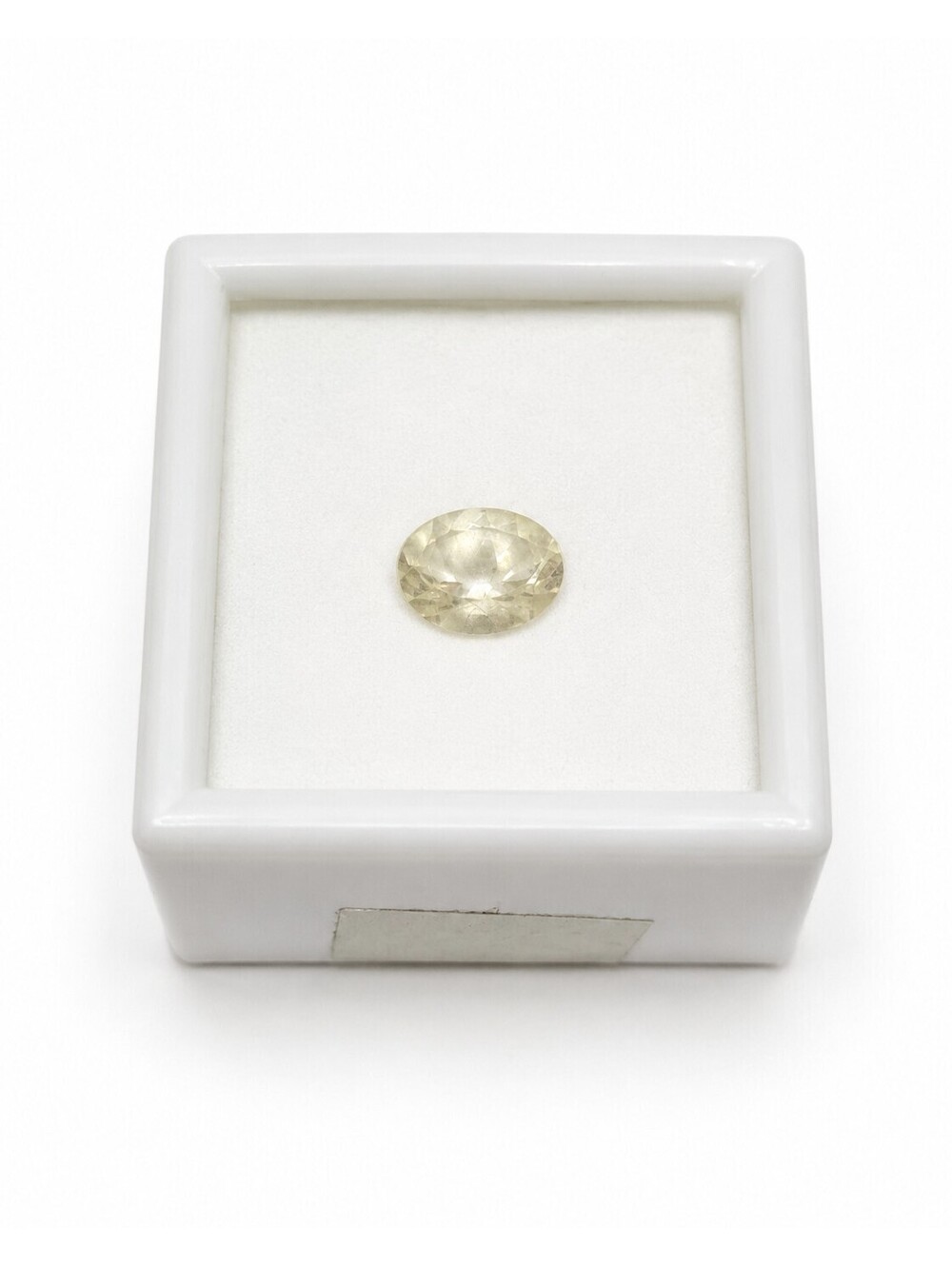 Yellow Labradorite 2.00 Ct Oval Faceted Loose Gemstone 10x8mm